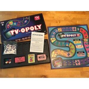 TV-Opoly Retro TV Guide Family Board Game